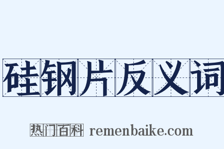 硅钢片反义词是什么意思的图片